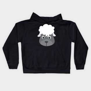 Cute Sheep - Herd Kids Baaa Sheeps Kids Hoodie